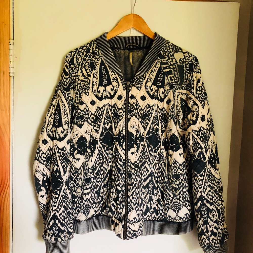 Super cool Free People bomber jacket